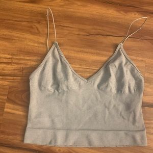 Free people grey bralette size medium
